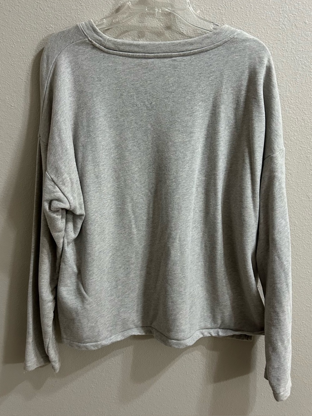 Lauren Ralph Lauren Pullover Sweatshirt Size XL Womens Gray Monogram Logo Preppy - Picture 3 of 8